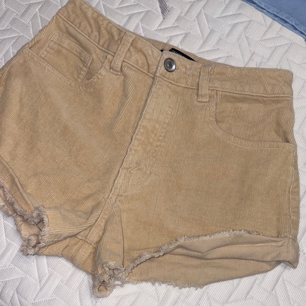 Forever 21 Tan Jean Shorts